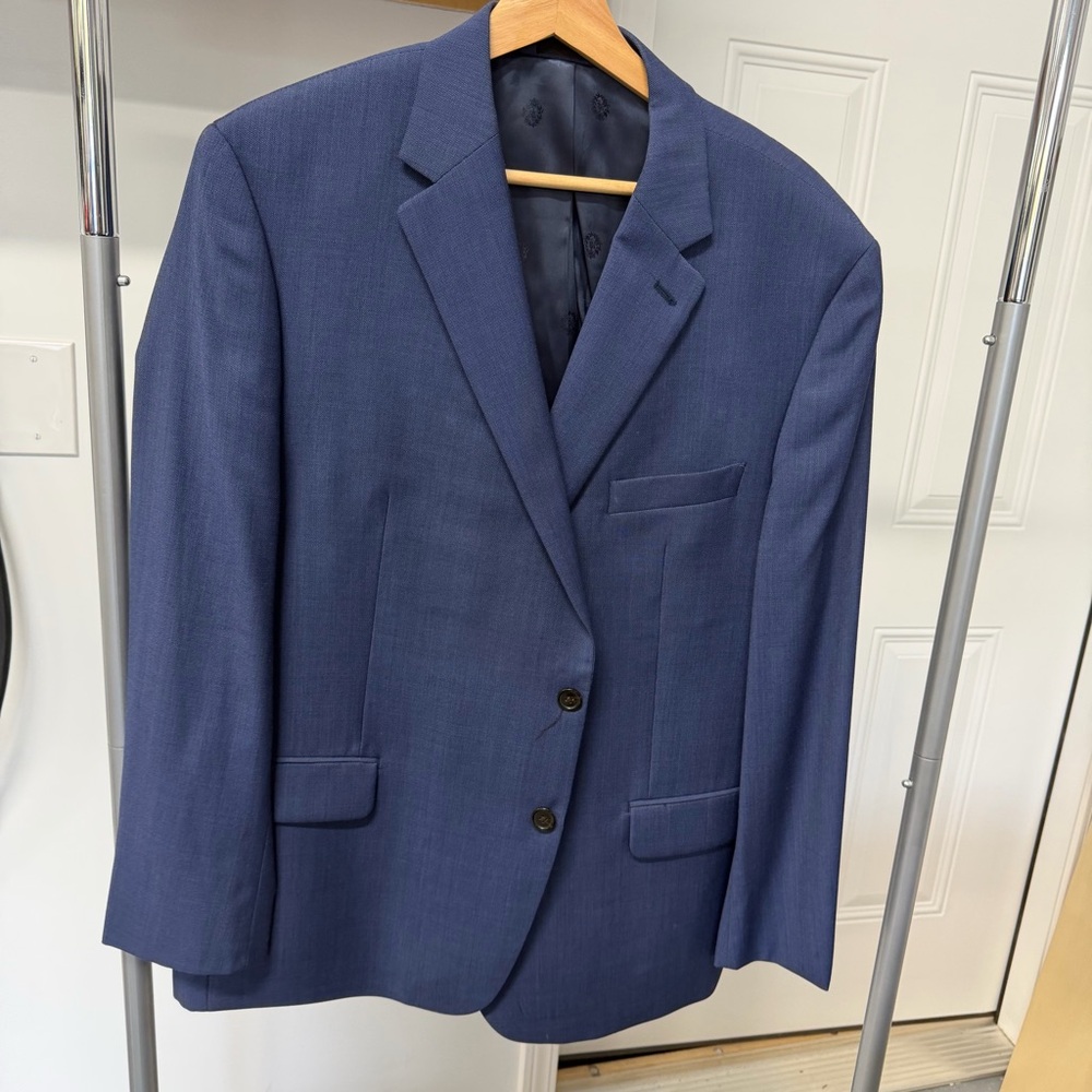 Ralph Lauren Men's Navy Two-Button Sport Coat